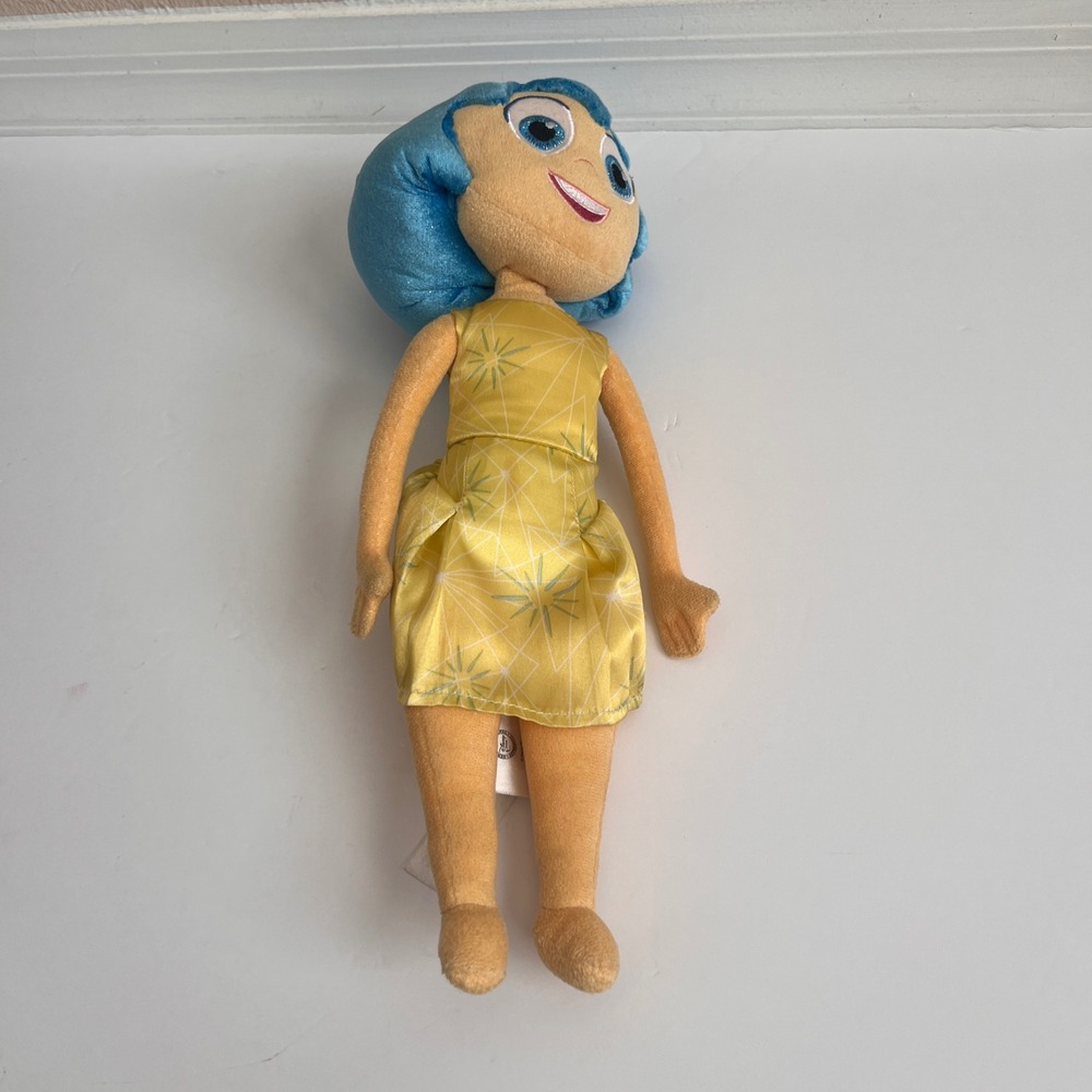 Disney Store Pixar‎ Inside Out Movie Joy 15" Plush Doll  Stuffed Toy
